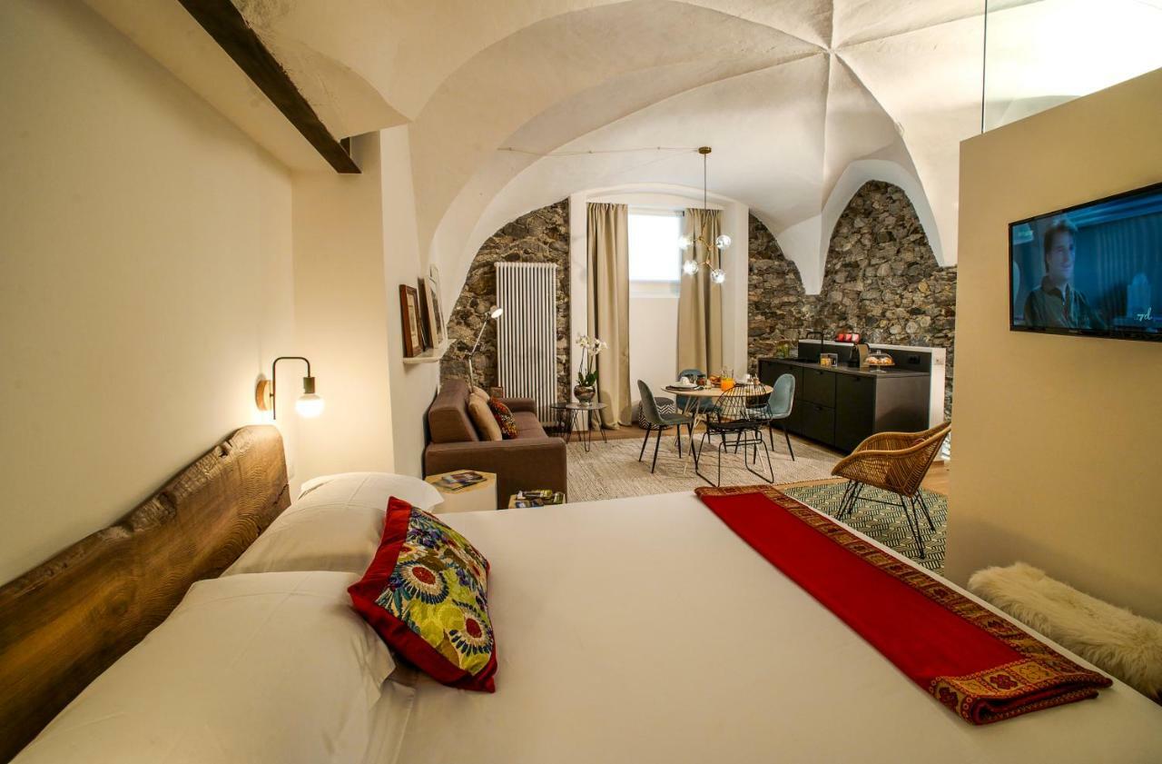 Apartmán Palazzo Giani Chiavenna Exteriér fotografie